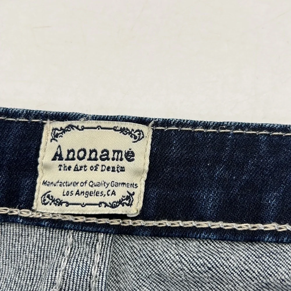 Anoname Paris Skinny Low Rise Straight Leg Jeans size 30